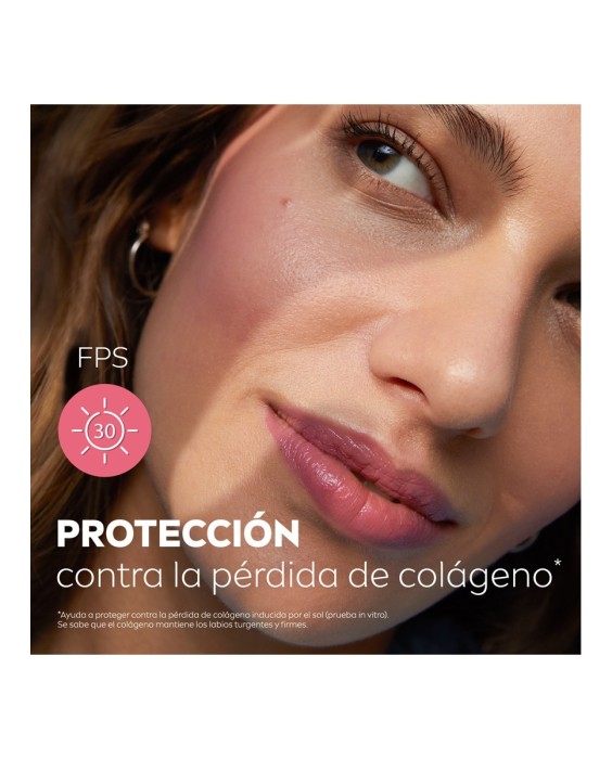 Bálsamo 3 En 1 Labios Y Mejillas Caring Beauty  Intenso Spf30 4,8 Gr Liposan