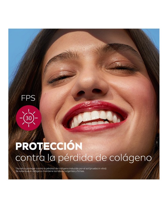Bálsamo 3 En 1 Labios Y Mejillas Caring Beauty  Intenso Spf30 4,8 Gr Liposan