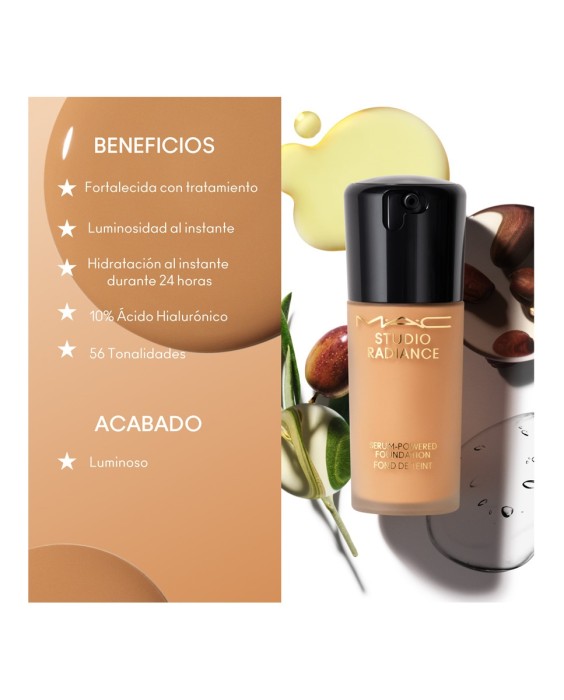 Base de maquillaje Studio Radiance Serum Powered Foundation M.A.C