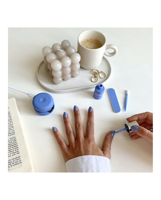 Kit de Manicura Semipermanente Fleur Bleue Le Mini Macaron