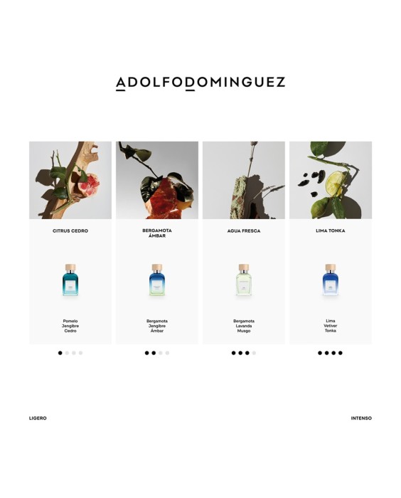 Eau de Toilette Bergamota Ámbar 120 ml Adolfo Domínguez