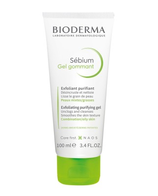 Exfoliante facial piel grasa Sébium Bioderma