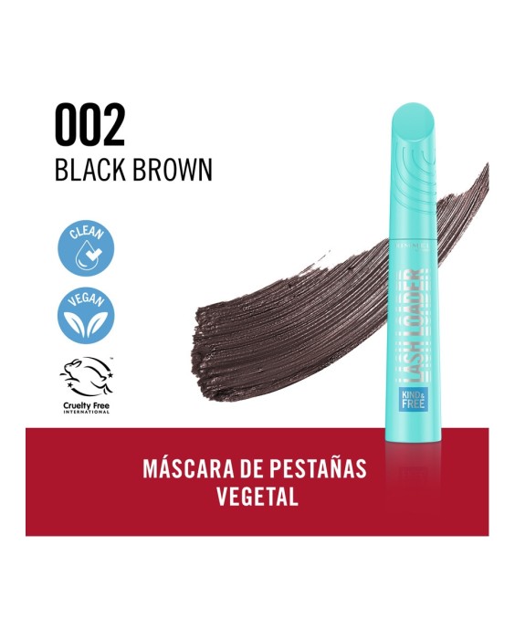 Máscara De Pestñas Kind & Free Lash Loader 9.5 ml Rimmel London