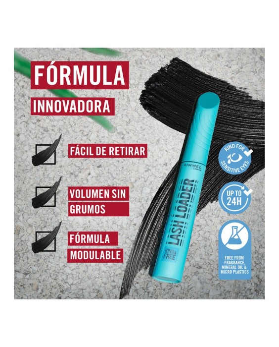 Máscara De Pestñas Kind & Free Lash Loader 9.5 ml Rimmel London