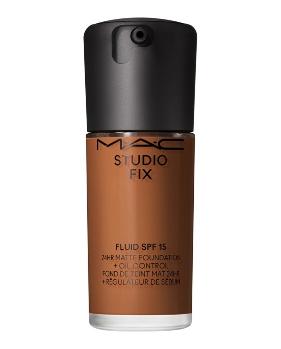 Base de maquillaje mate Studio Fix Fluid SPF15 control de grasa y brillos M.A.C.
