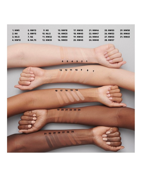 Base de maquillaje mate Studio Fix Fluid SPF15 control de grasa y brillos M.A.C.