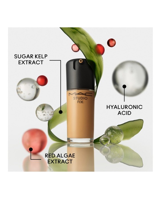 Base de maquillaje mate Studio Fix Fluid SPF15 control de grasa y brillos M.A.C.