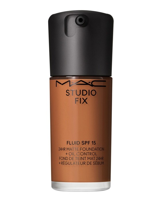 Base de maquillaje mate Studio Fix Fluid SPF15 control de grasa y brillos M.A.C.