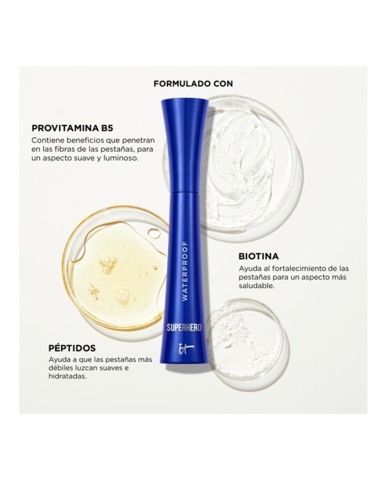 Máscara de pestañas Waterproof Superhero It Cosmetics