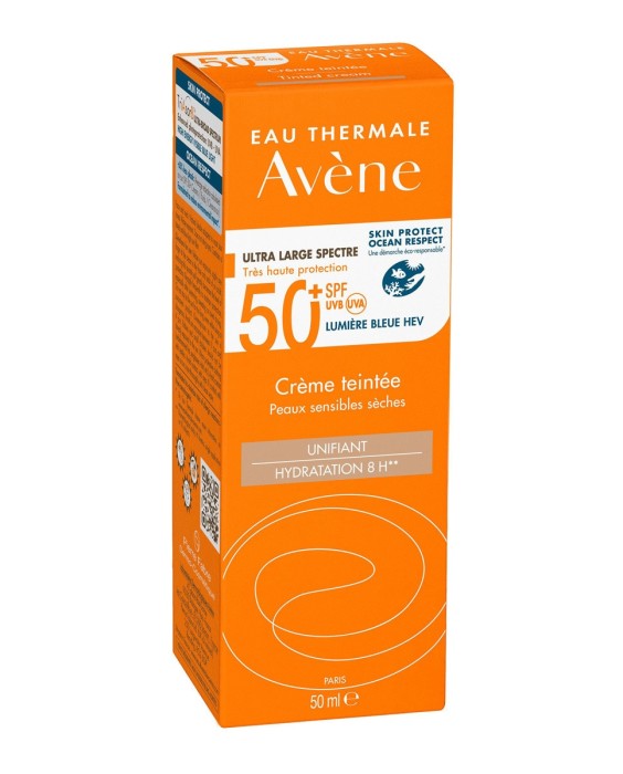 Crema Solar con color SPF50+ 50 ml Eau Thermale Avène