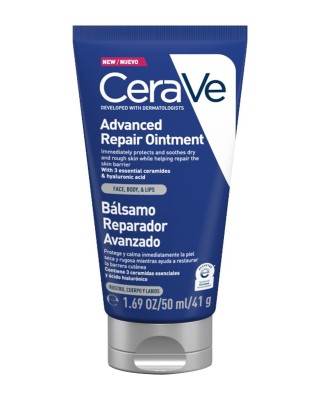 Bálsamo reparador avanzado para rostro, cuerpo y labios Cerave