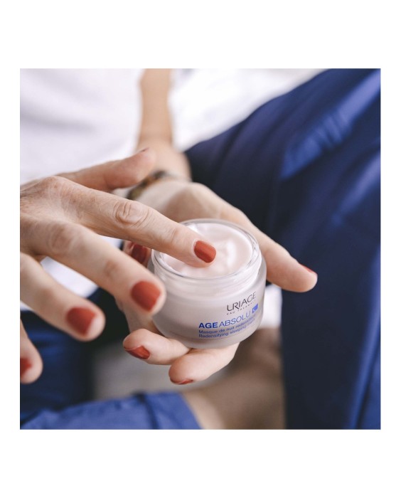 Mascarilla De Noche Reafirmante  Age Absolu 50 ml Uriage
