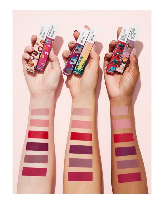 Barra de labios SuperStay Matte Ink Ashley Longshore Maybelline