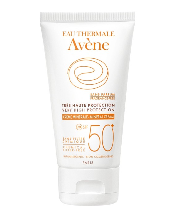 Crema Protección Solar Pantalla Física 50+ 50 ml Avène
