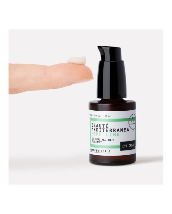 Contorno De Ojos Eye Hero All-In-One Treatment Con Bakuchiol Y Niacinamida Vegana 94% De Ingredientes Naturales 15 ml Beauté Mediterranea