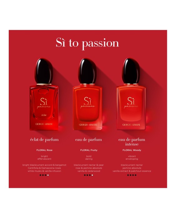 Eau de Parfum Sì Passione Éclat 100 ml Giorgio Armani