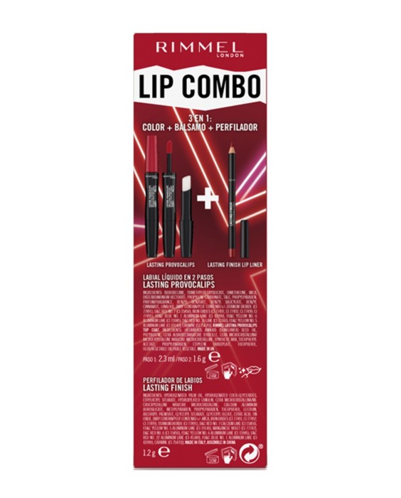 Pack labial Lasting Finish Fav Red Rimmel