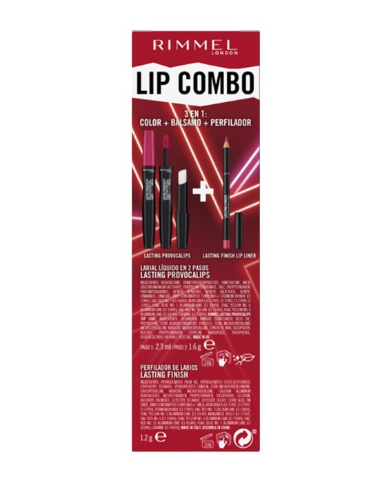 Pack labial Lasting Finish Fav Red Rimmel