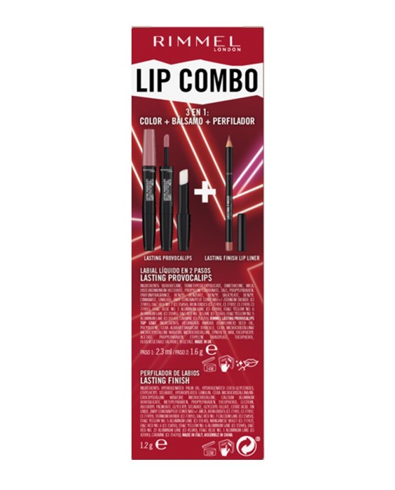 Pack labial Lasting Finish Fav Red Rimmel