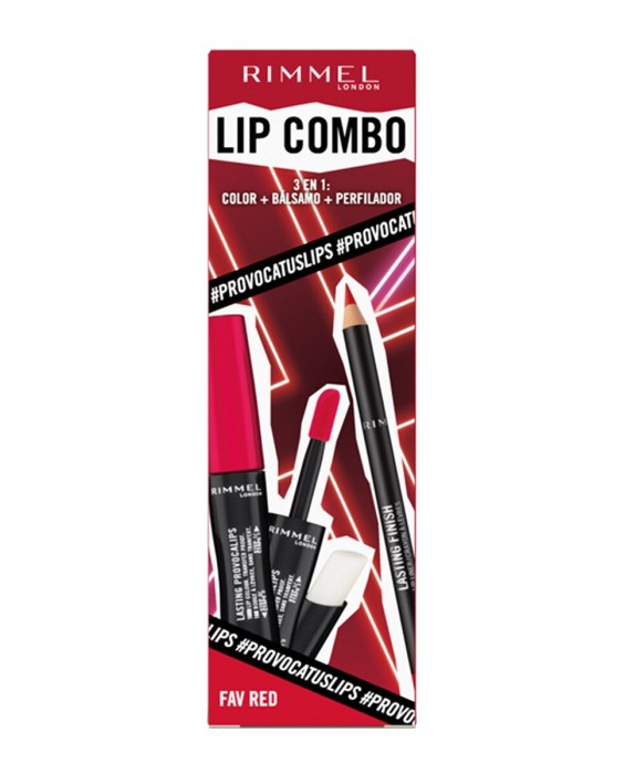 Pack labial Lasting Finish Fav Red Rimmel