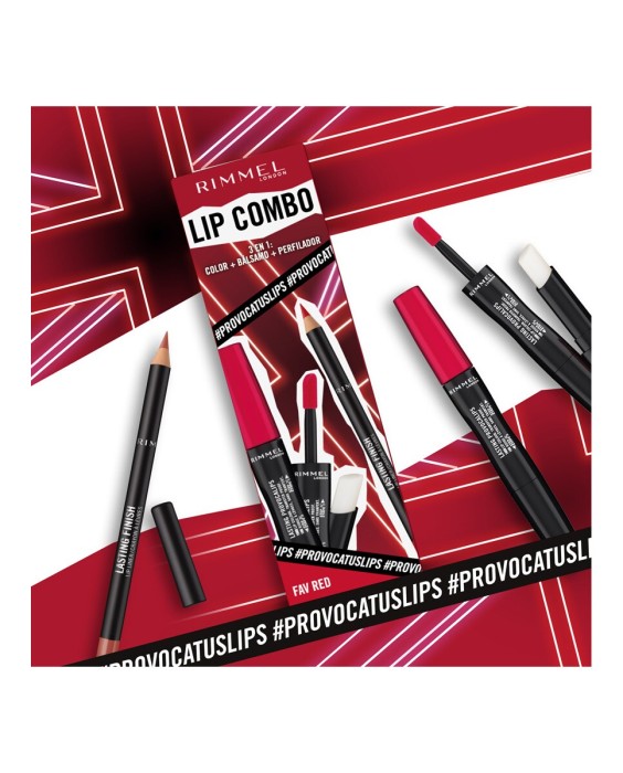 Pack labial Lasting Finish Fav Red Rimmel
