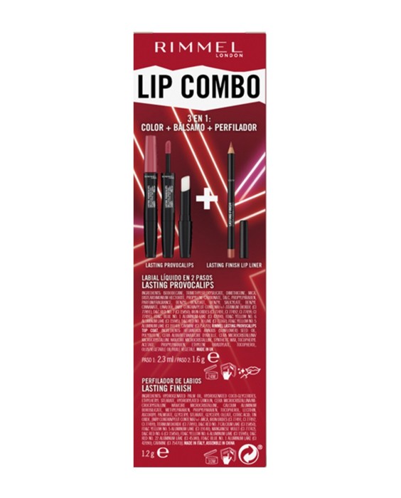 Pack labial Lasting Finish Fav Red Rimmel