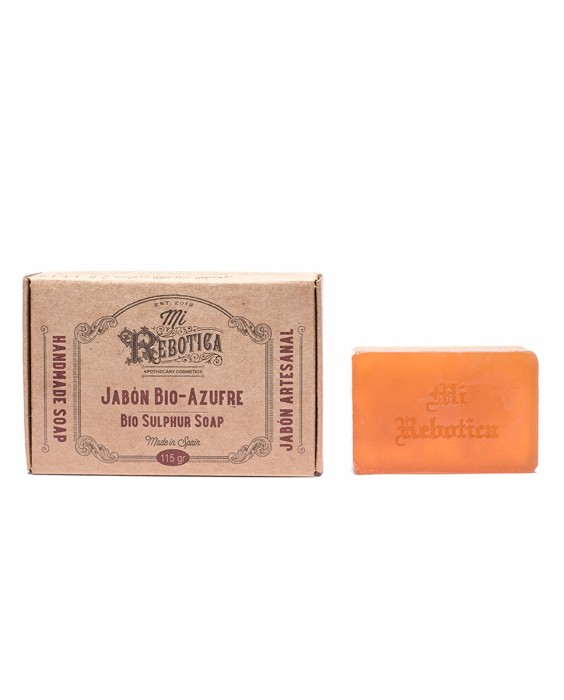 Jabón bio azufre antiacné 100 gr Mi Rebotica