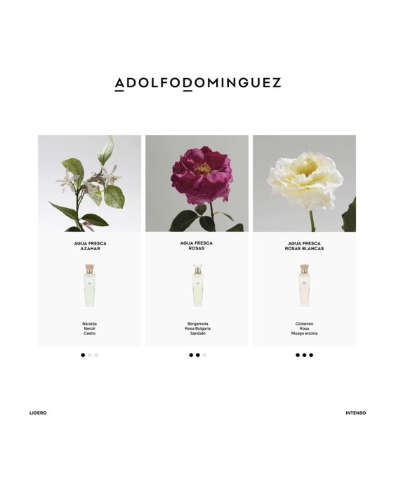 Eau de Toilette Agua Fresca de Rosas Blancas 120 ml Adolfo Domínguez