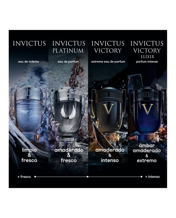 Eau de Parfum Invictus platinum 200 ml Rabanne