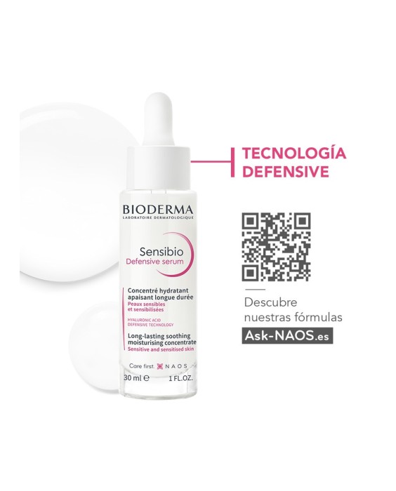 Sérum Hidratante Sensibio Defensive 30 ml Bioderma