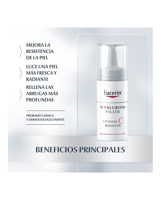 Eucerin Hyaluron Filler Vitamin C Booster 8мл Сыворотка для лица