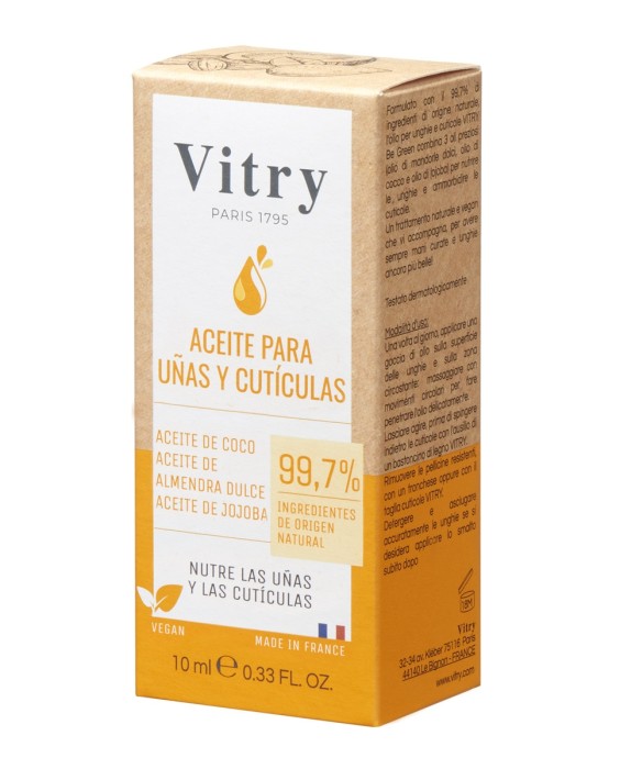 Aceite Uñas Y Cutículas 10 ml Vitry