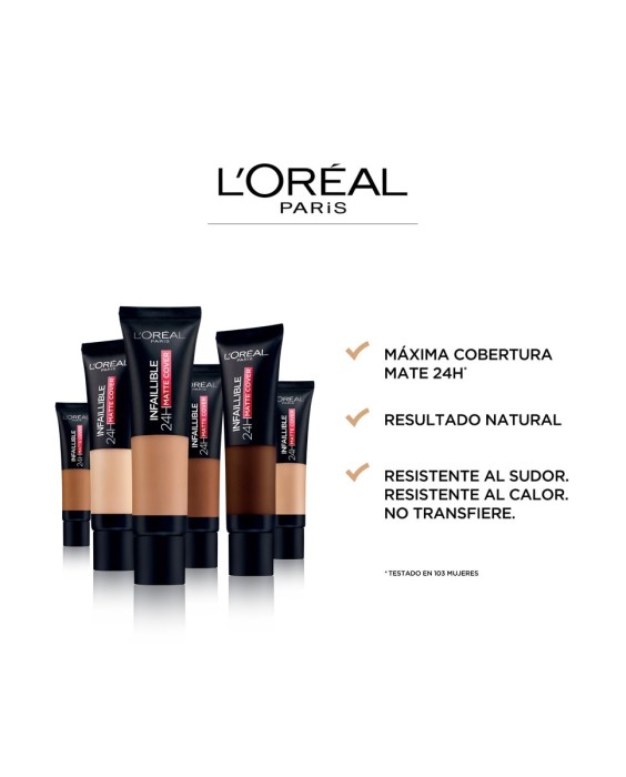Base de maquillaje Infalible 24h Matte Cover L'Oréal Paris