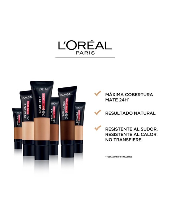 Base de maquillaje Infalible 24h Matte Cover L'Oréal Paris