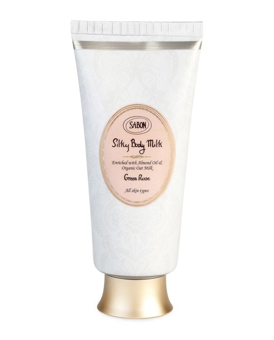 Leche corporal Silky Green Rose 200 ml Sabon