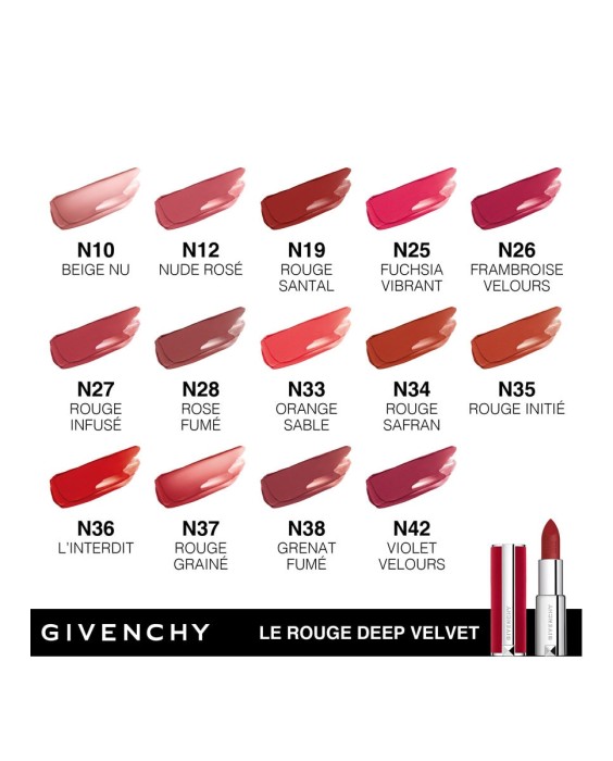 Barra de labios Le Rouge Int Deep Velvet Givenchy