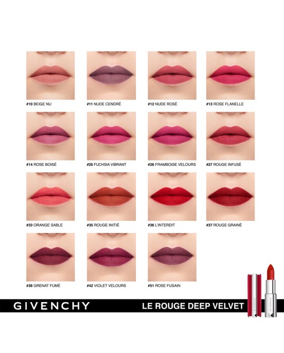Barra de labios Le Rouge Int Deep Velvet Givenchy