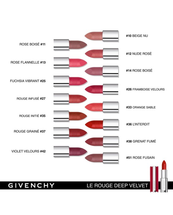 Barra de labios Le Rouge Int Deep Velvet Givenchy