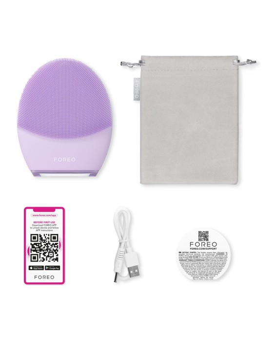 LUNA™ 4 - Dispositivo inteligente de limpieza facial y masaje reafirmante SENSITIVE SKIN FOREO