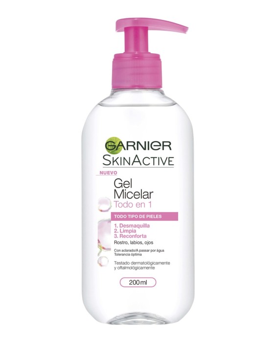 Gel micelar Todo en Uno Skin Active Garnier