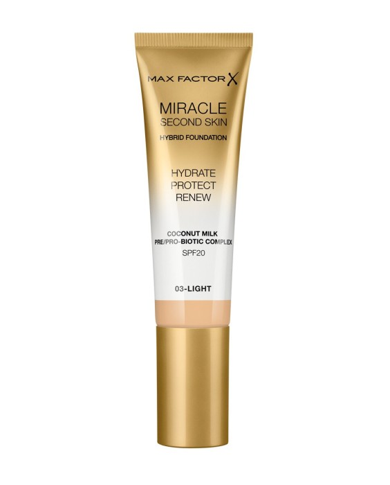 Base de maqullaje Miracle Touch Second Skin Max Factor