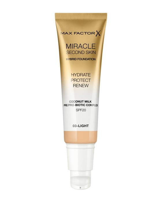 Base de maqullaje Miracle Touch Second Skin Max Factor