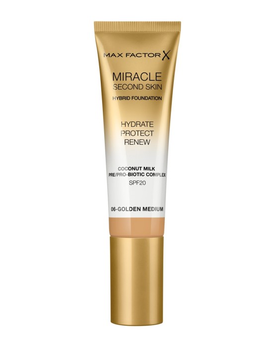 Base de maqullaje Miracle Touch Second Skin Max Factor
