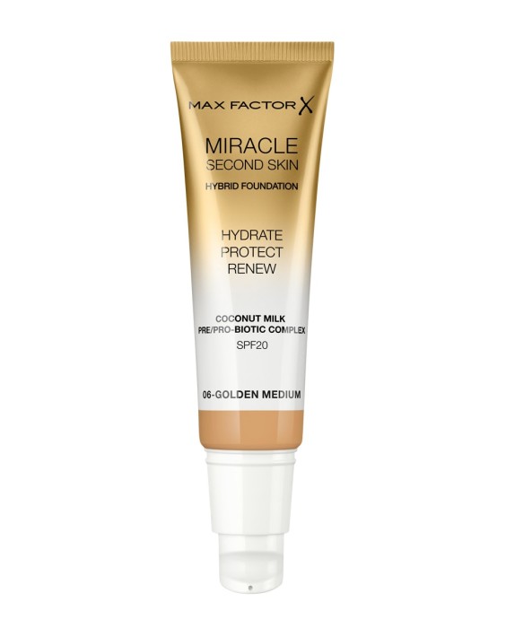 Base de maqullaje Miracle Touch Second Skin Max Factor
