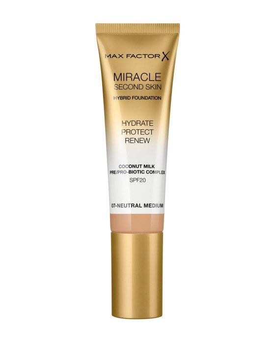 Base de maqullaje Miracle Touch Second Skin Max Factor