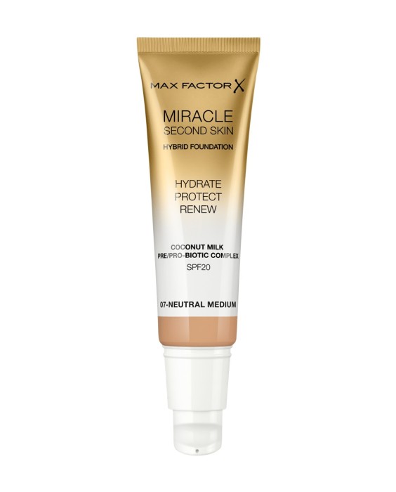 Base de maqullaje Miracle Touch Second Skin Max Factor