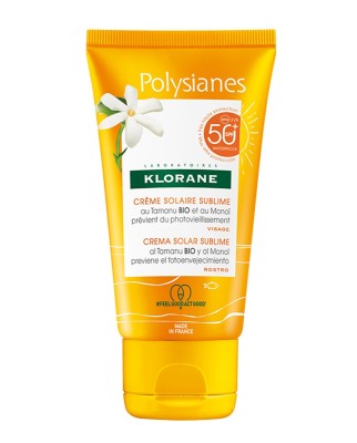 Crema Solar Sublime Spf50+ Al Monoï Y Tamanu Bio 50 ml Klorane Polysianes
