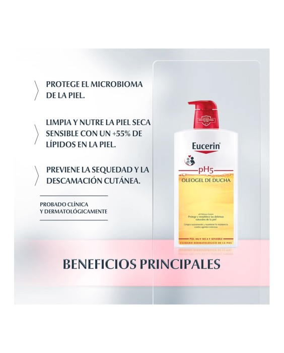 Oleogel de ducha pH5 1000 ml Eucerin®