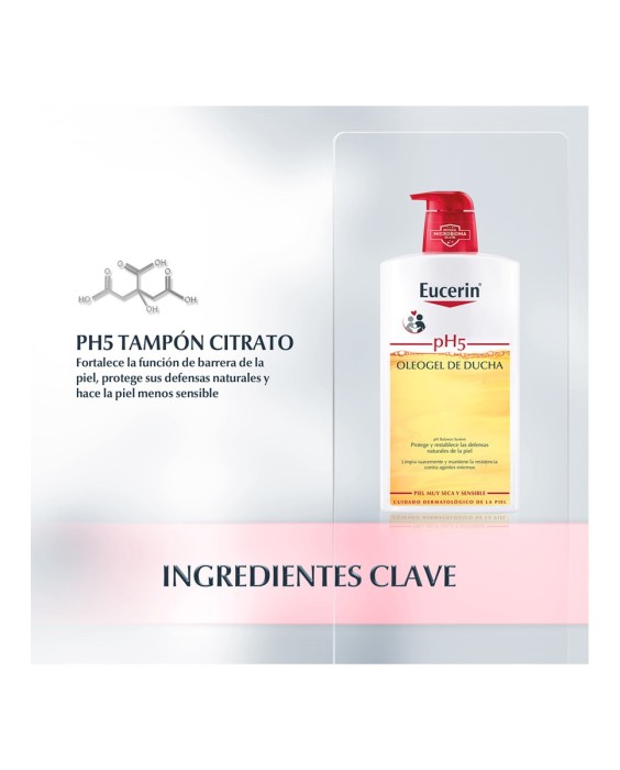 Oleogel de ducha pH5 1000 ml Eucerin®