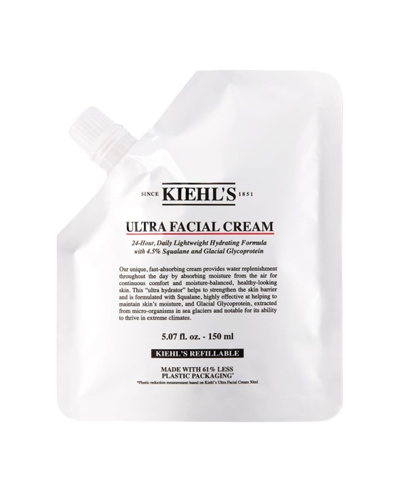 Kiehl's Ultra Facial Cream Refill Pouch 150мл Увлажняющий крем для лица, рефилл